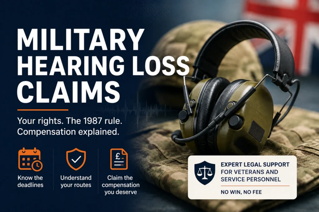 Military hearing loss claims for veterans and service personnel