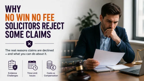 A solicitor looking at a claim which he is about to reject