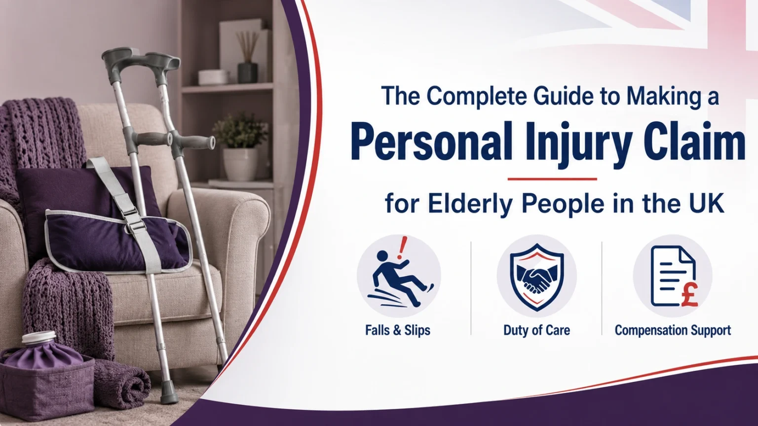 Two elderly couples smiling together after a successful personal injury claim for elderly people, showing relief and happiness after receiving compensation.