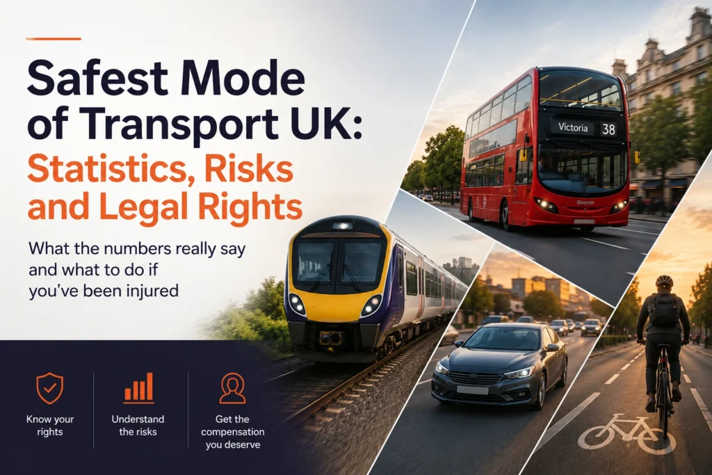 safest mode of transport UK